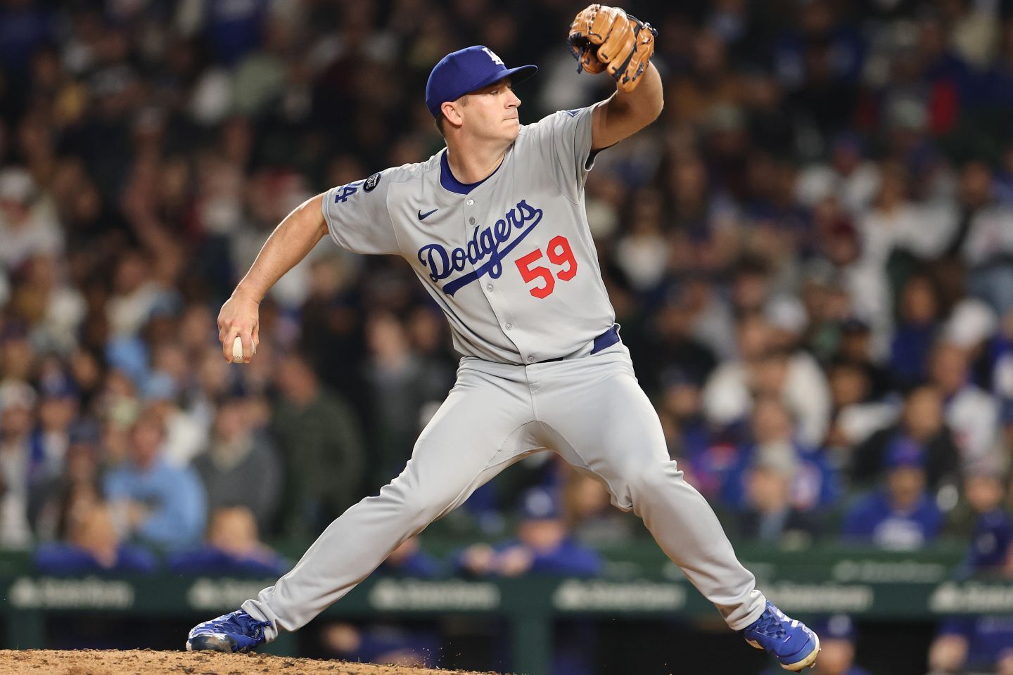 13か月のリハビリを経て復帰したドジャースのフィリップス。(C)Getty Images