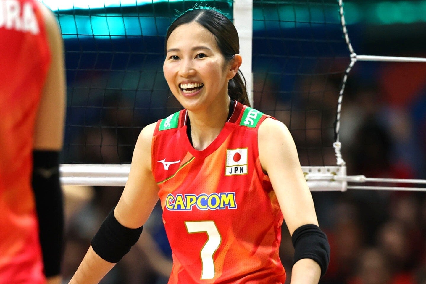 ブラジル戦にスタメン出場した栄絵里香。写真：梅月智史（THE DIGEST写真部）