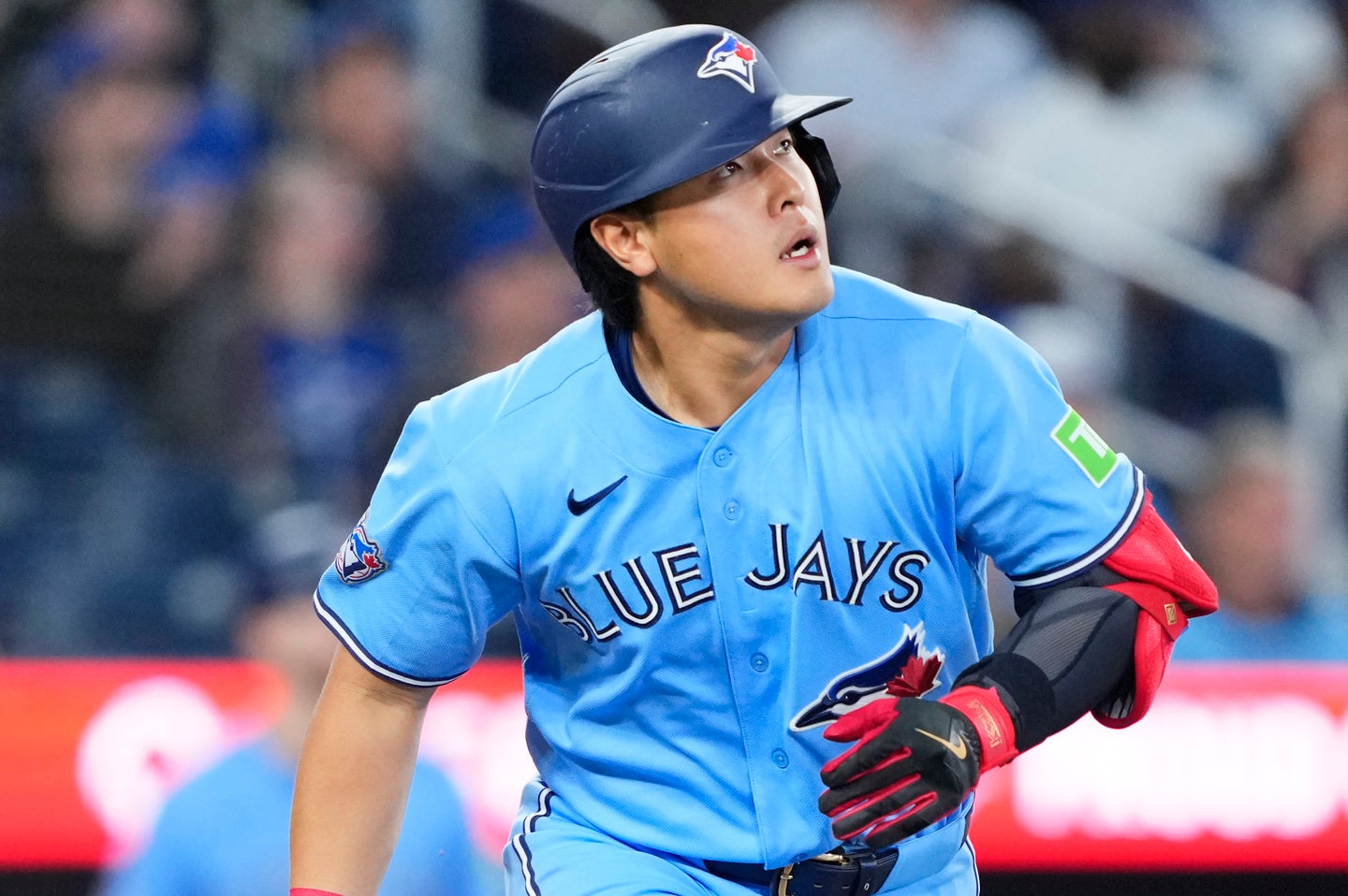 ブルージェイズの岡本が今季21号となる満塁ホームランを放った。(C)Getty Images