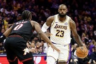 レブロンの移籍先候補に、シクサーズが急浮上している。(C)Getty Images