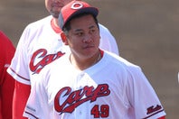 広島カープ時代の戸根千明氏。(C) THE DIGEST