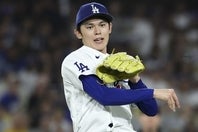 ロッキーズ戦に先発登板して６回３失点だったドジャースの佐々木。(C)Getty Images