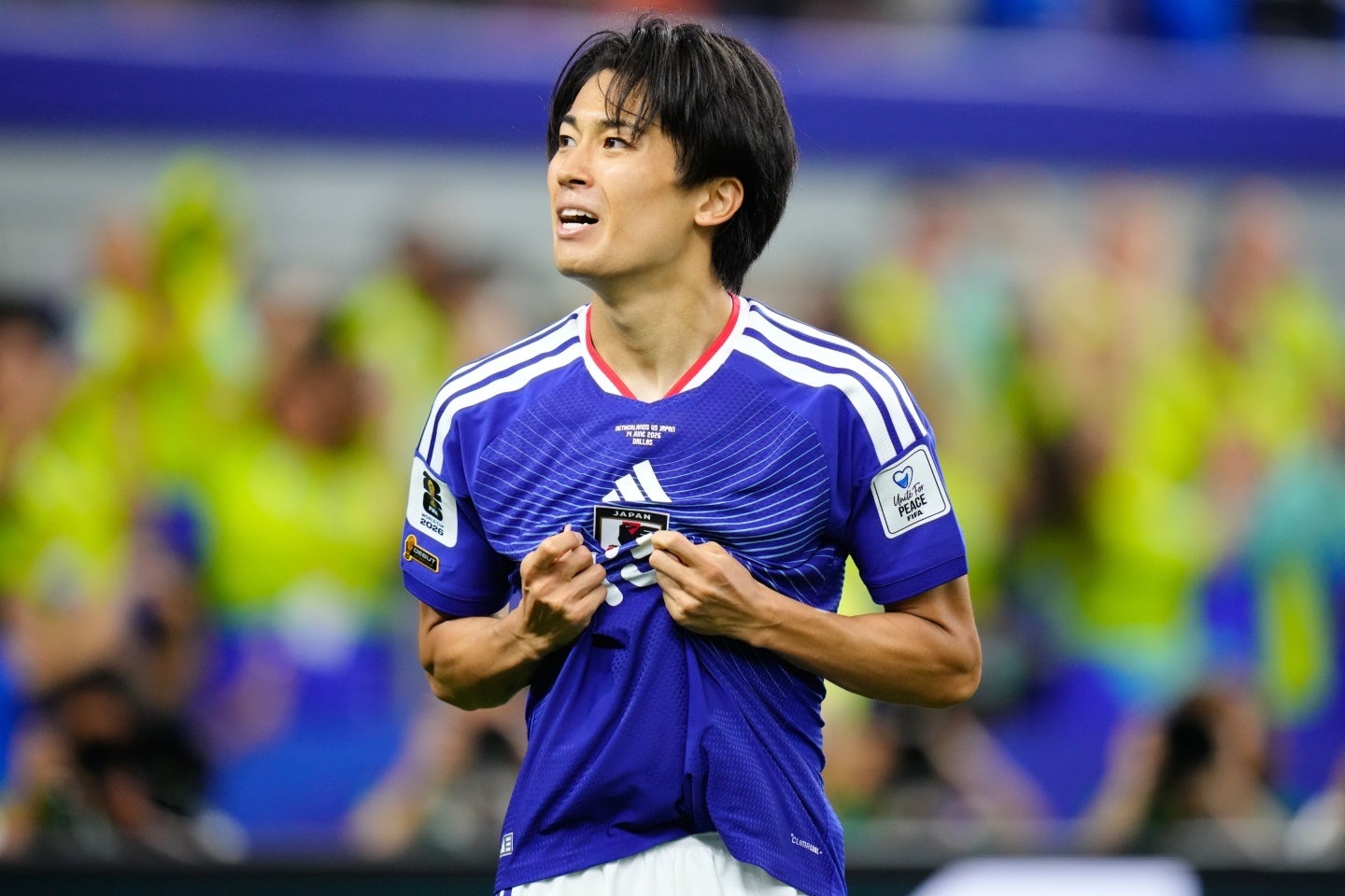 北中米W杯に初出場した中村敬斗。(C)Getty Images