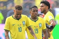 アンチェロッティ監督が率いるブラジル代表は、ラウンド・オブ16でノルウェー代表に敗戦。ベスト16での敗退は1990年大会以来と、近年ではワーストの成績だった。写真：金子拓弥（THE DIGEST写真部／JMPA代表撮影）