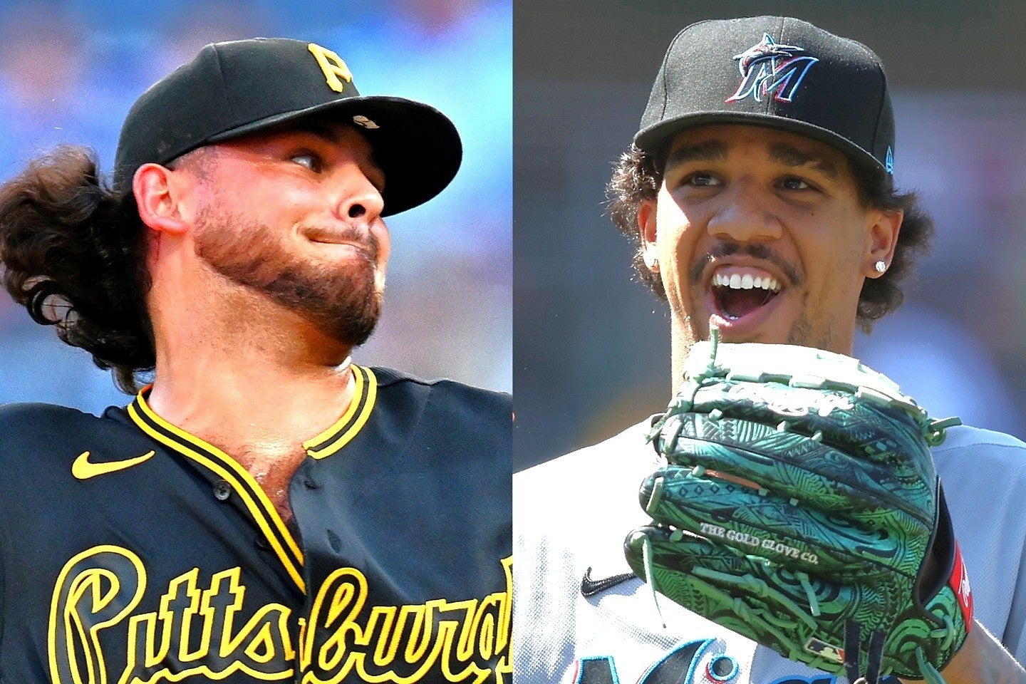 パーフェクトのまま降板したジョーンズ（左）とペレス（右）。(C)Getty Images