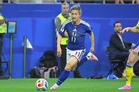 今夏にセルティックからプレミアリーグへの移籍が噂されている日本代表の前田。写真：金子拓弥（THE DIGEST写真部／JMPA代表撮影）
