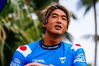 サーフィンの五十嵐カノア。来日イベントが大盛況となった。(C)World Surf League