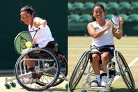 ウインブルドンで初優勝を飾った世界ランキング１位の上地は同時に全四大大会とパラリンピックを制す「生涯ゴールデンスラム」の偉業を達成した。(C)Getty Images