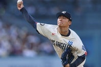山本は今季ワースト６失点を喫した。(C)Getty Images