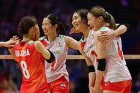 バレーボール女子日本代表がポーランドに逆転勝ちを収め、決勝ラウンド進出を決めた。写真：梅月智史（THE DIGEST写真部）