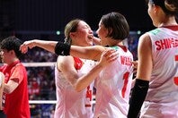 強敵ポーランドを下し、決勝R進出を決めた日本。写真：梅月智史（THE DIGEST写真部）