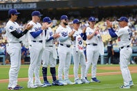 MLBオールスターゲームに選出されたドジャースの選手たちとデーブ・ロバーツ監督。(C) Getty Images