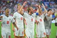 ノルウェーを下し、ベスト４に進出したイングランド。写真：金子拓弥（THE DIGEST写真部／JMPA代表撮影）