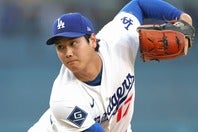 二刀流で完全復活したものの、負傷が目立つ大谷。(C) Getty Images
