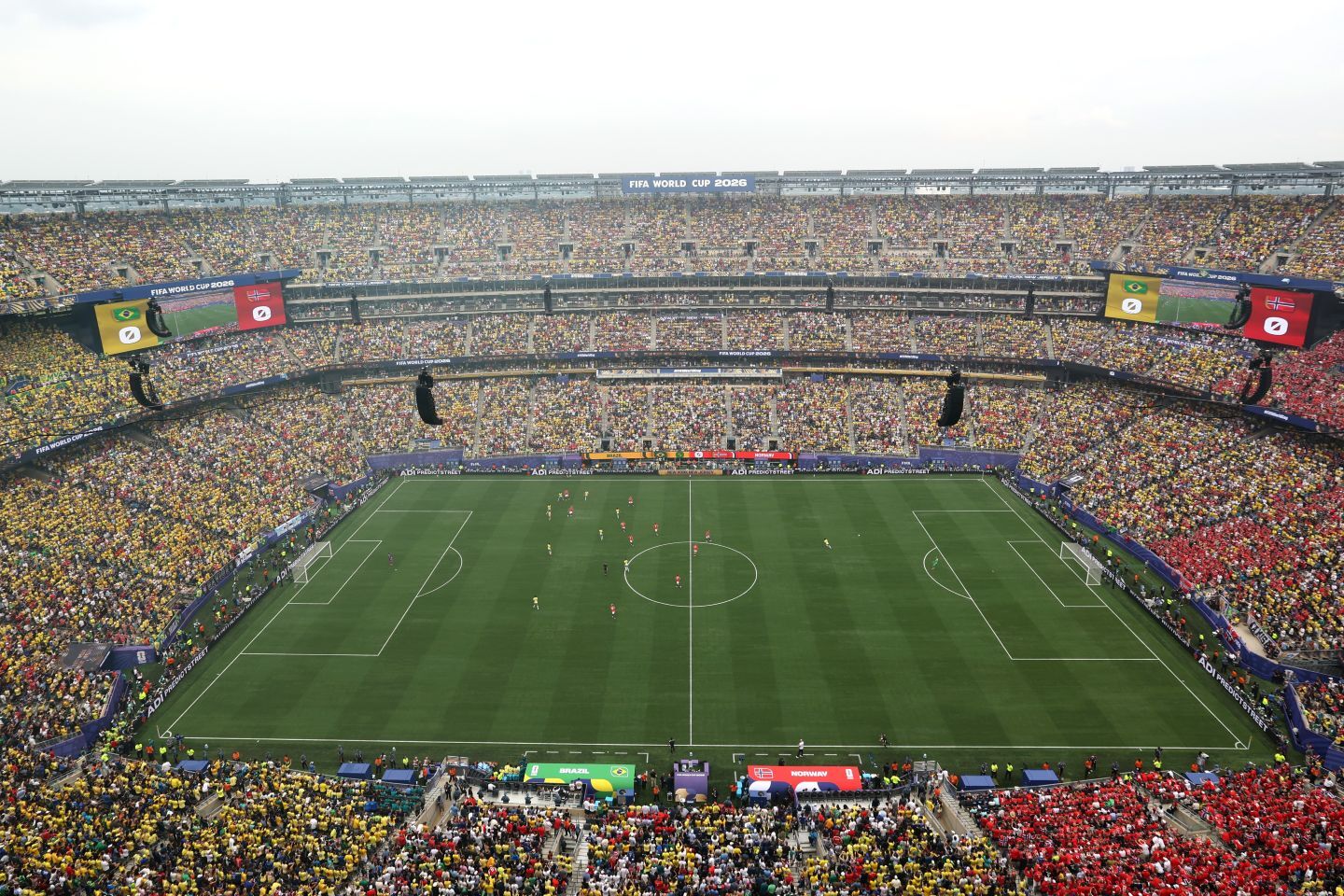 W杯決勝が行なわれるニューヨーク・ニュージャージー・スタジアム。(C)Getty Images