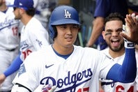 前半戦を終えてナ・リーグMVP候補の最右翼となっている大谷。(C) Getty Images