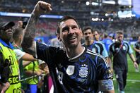 W杯決勝進出を決めたアルゼンチン代表のメッシ。写真：金子拓弥（THE DIGEST写真部／JMPA代表撮影）