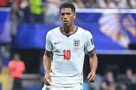 W杯準決勝敗退で、ファンへ謝罪の言葉を口にしたイングランド代表のベリンガム。写真：金子拓弥（THE DIGEST写真部／JMPA代表撮影）