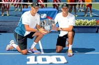 かつて男子ダブルスで世界１位に君臨していたボブとマイクのブライアン兄弟（写真／2014年全米OP時）は、ATPによるダブルス改革案の見直しを求めている。(C)Getty Images