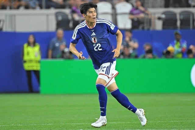 北中米W杯で日本代表の一員として戦った冨安。写真：金子拓弥（THE DIGEST写真部／JMPA代表撮影）