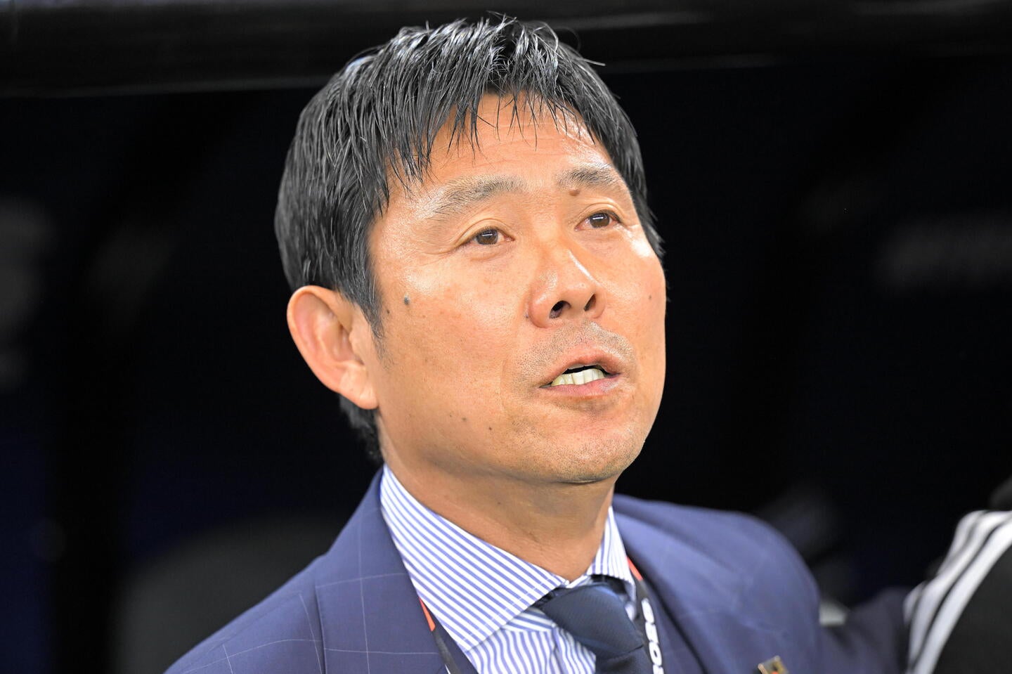 日本代表の森保一監督。写真：金子拓弥（THEDIGEST／JMPA代表撮影）