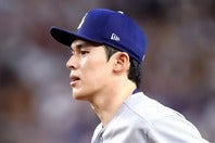 見事なピッチングに絶賛の声が相次いだ佐々木。(C)Getty Images