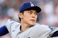 グラブに変化を取り入れた佐々木。(C)Getty Images