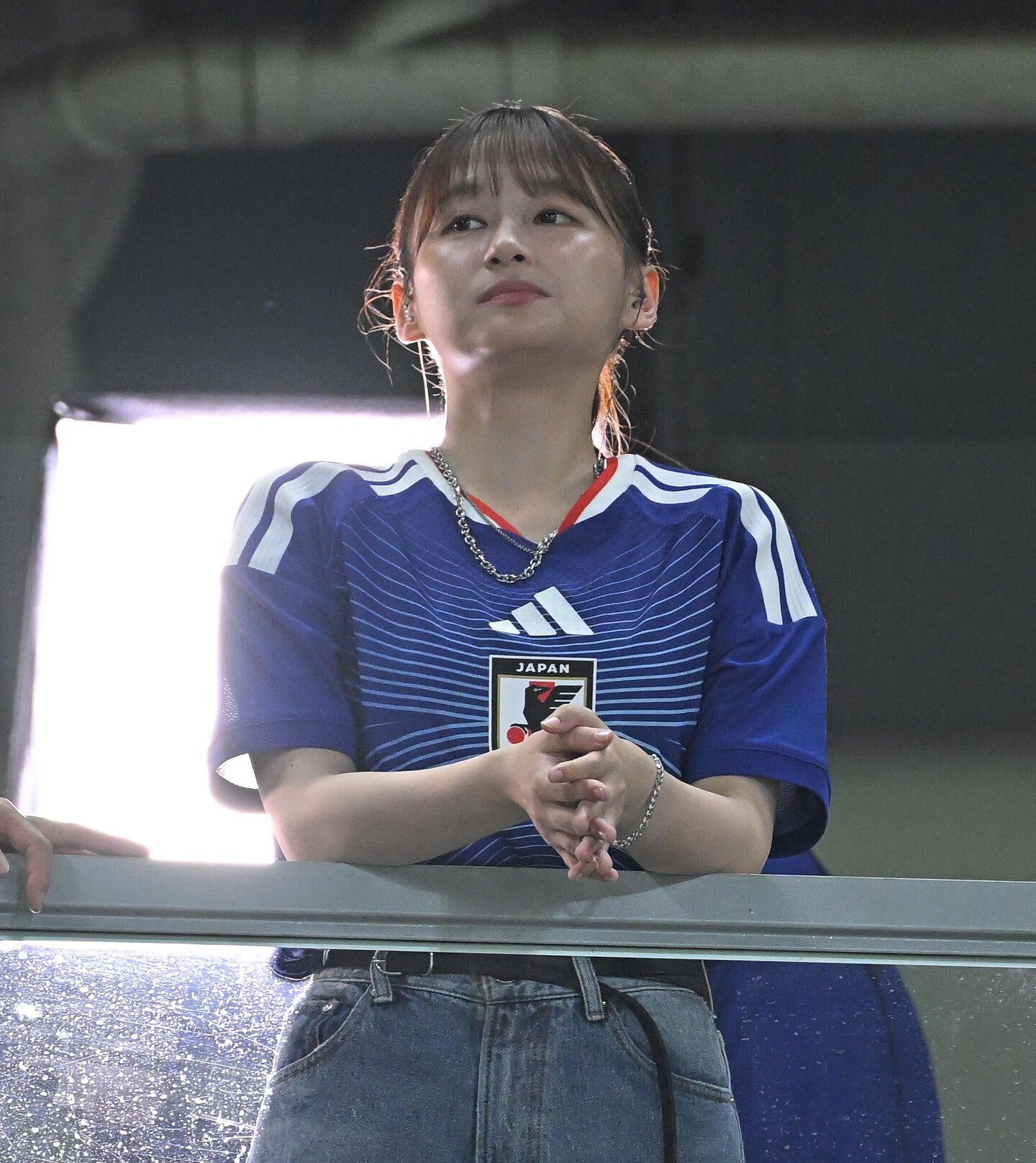 北中米W杯で日本代表を中心に現地レポーターとして活躍した女優の影山優佳さん。写真：金子拓弥（THE DIGEST写真部／JMPA代表撮影）