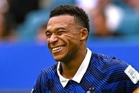 W杯通算＆大会得点記録でトップに立ったフランス代表のエムバペ。(C)Getty Images