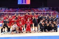 日本はアルゼンチンをストレートで撃破。破竹の全勝突破で予選Rを締めくくった。写真：梅月智史（THE DIGEST写真部）