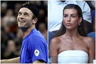 インスタグラムがきっかけで出会ったポール（左）とローレンツェ（右）。約４年の愛を育み、多くの米テニス界の仲間たちに見守られながら、晴れの日を迎えた。（C）Getty Images