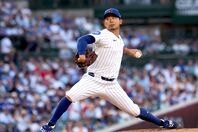 今季６勝目を挙げた今永。７回を無失点に抑えた。(C) Getty Images