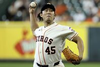 今季６勝目を挙げたアストロズの今井。(C) Getty Images