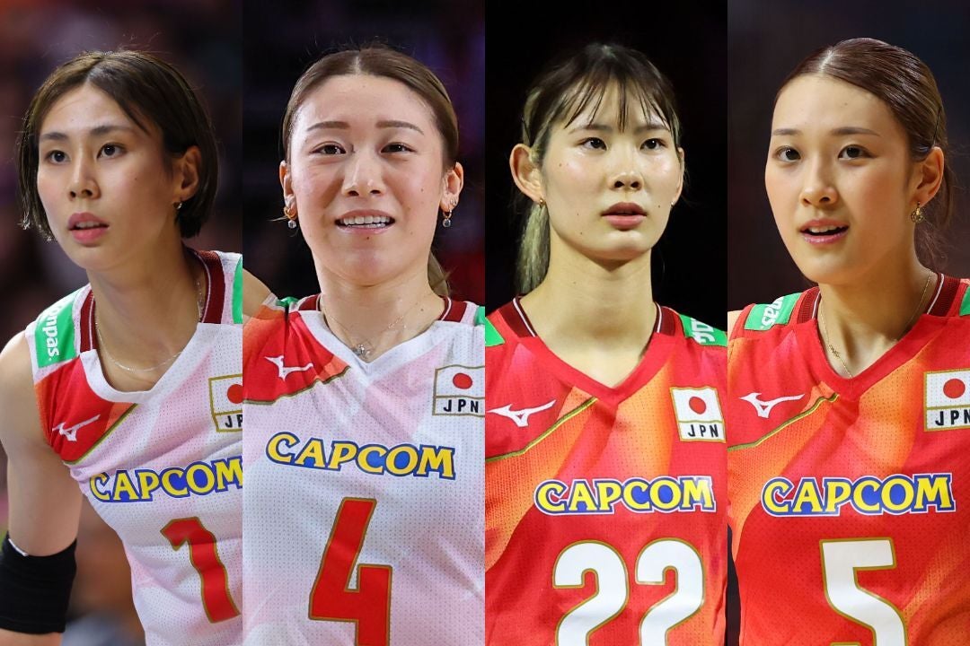 バレーボール女子日本代表の決勝Rを戦うメンバーが発表された。写真：梅月智史（THE DIGEST写真部）