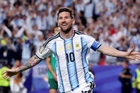 アルゼンチン代表のメッシ。主将としてチームをけん引した。(C)Getty Images