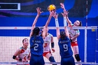 日本は強豪ブラジルの前に逆転負けを喫した。(C)Volleyball World