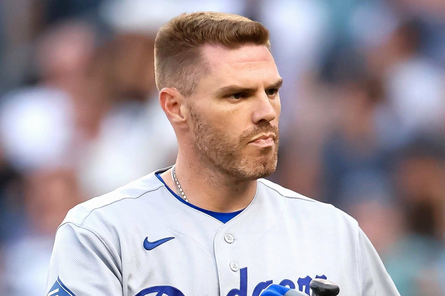 ドジャースで現役を終えたいとの意向を示しているフリーマン。(C)Getty Images