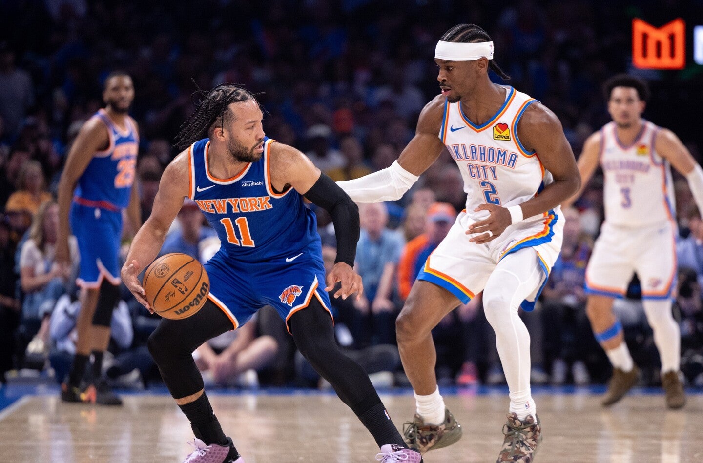 過去２年のファイナルMVP、ブランソン(左)とSGA(右)はどちらが優れているのか。(C)Getty Images