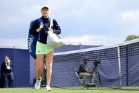 前の組の試合が終わったのでコートインしたのに対戦相手がどこにもいない場合はどのように対応すればいいのだろうか。(C)GettyImages