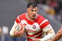 日本代表が誇る大型フランカーのベン・ガンター。(C) Getty Images