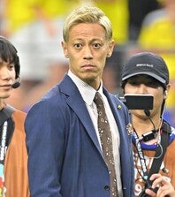 北中米W杯の日本戦の解説で話題になった本田圭佑。写真：金子拓弥（THE DIGEST写真部／JMPA代表撮影）