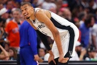 シャックはウェンビー擁するスパーズを来季のウエストの本命に挙げた。(C)Getty Images