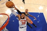 タウンズがニックスの勝因を語った。(C)Getty Images