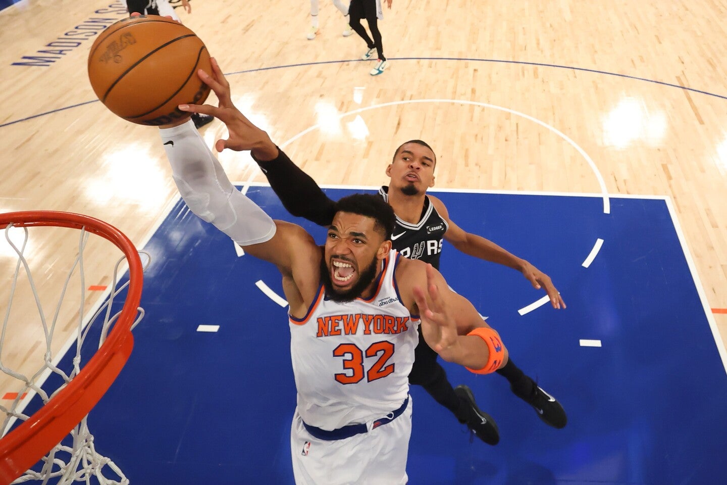 タウンズがニックスの勝因を語った。(C)Getty Images