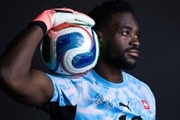 北中米ワールドカップのスイス代表メンバーに選ばれたムボゴ。主戦がグレゴル・コーベルだったため、出場の機会はなかった。(C)Getty Images