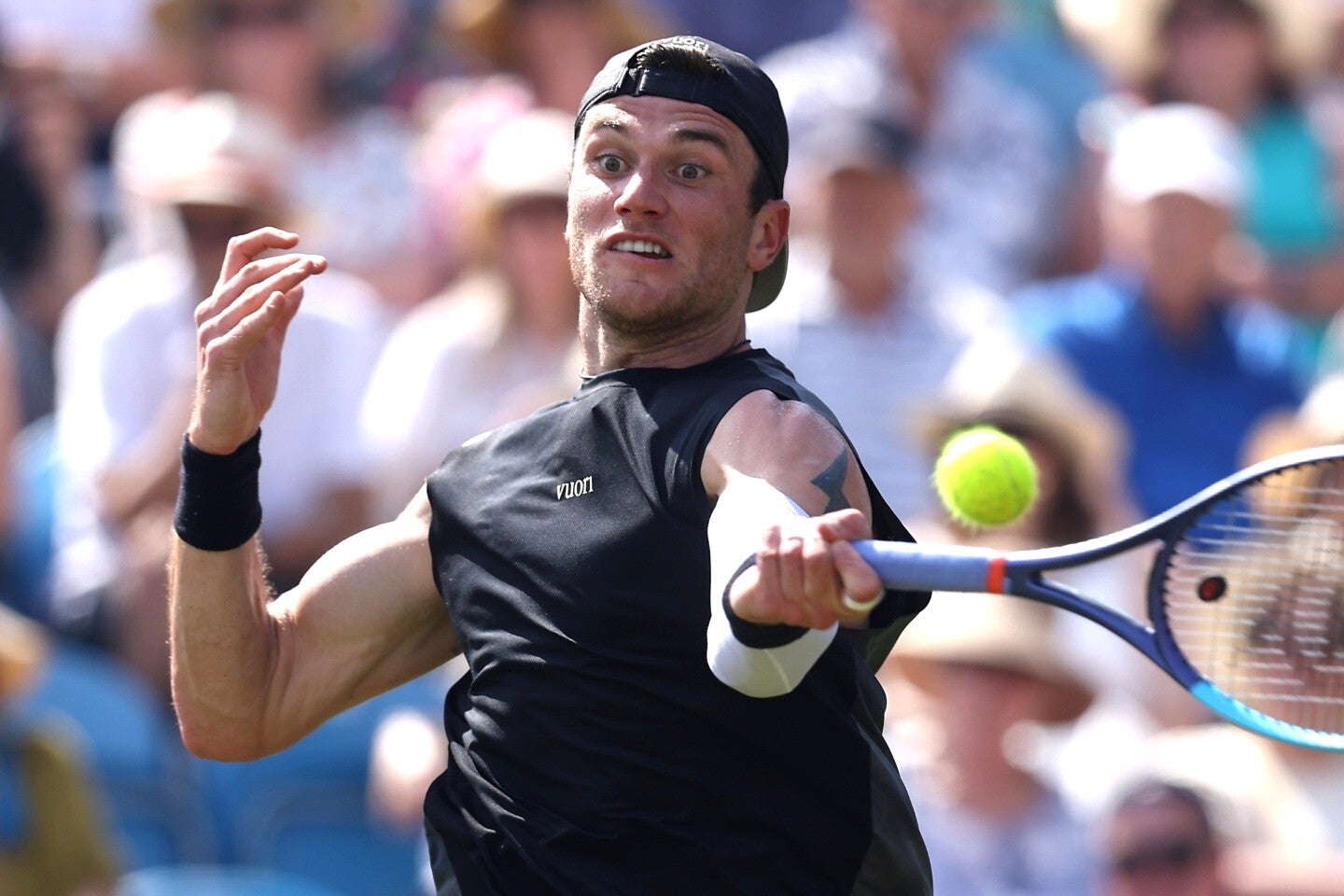 ウインブルドン欠場に続き、DCオープンも試合前に棄権を余儀なくされたドレイパー。それでも「今がこの１年間で最も良い状態」と前向きな心境を明かした。（C）Getty Images