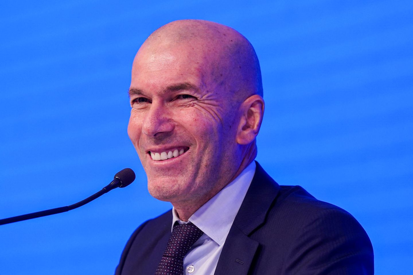 フランス代表の新監督に就任したジダン。会見で強い意気込みを示した。(C) Getty Images