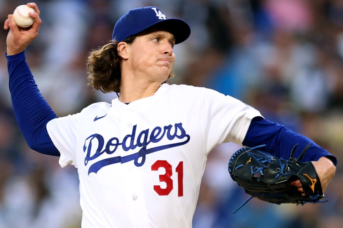 復帰へ大きく前進したドジャースのグラスノー。(C) Getty Images