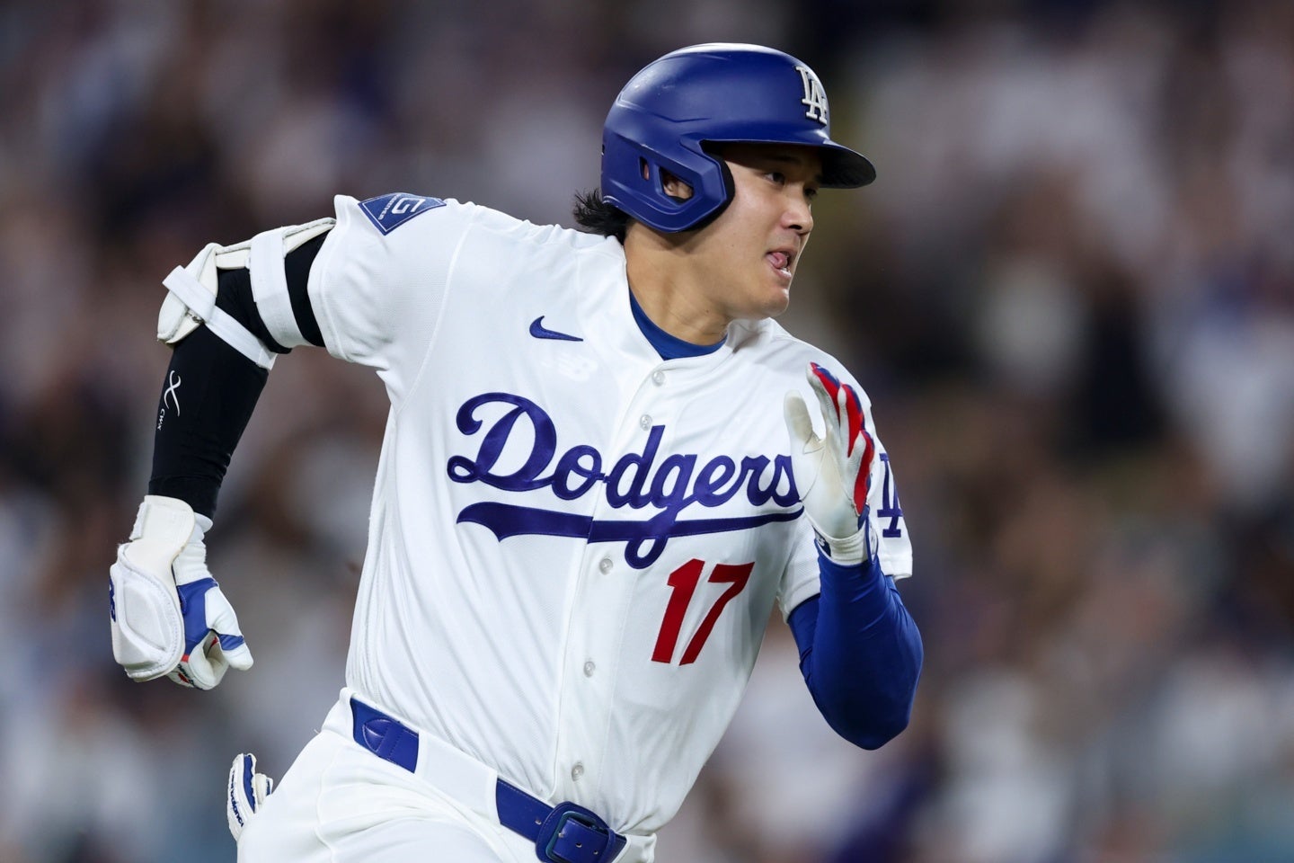 大谷はマリナーズ戦で３安打の猛打賞だった。(C)Getty Images