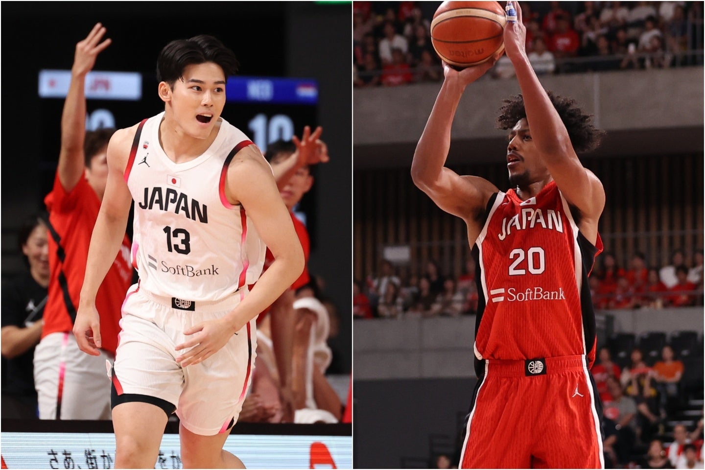 今大会、中心選手として期待される金近(左)、山﨑(右)。(C)Getty Images